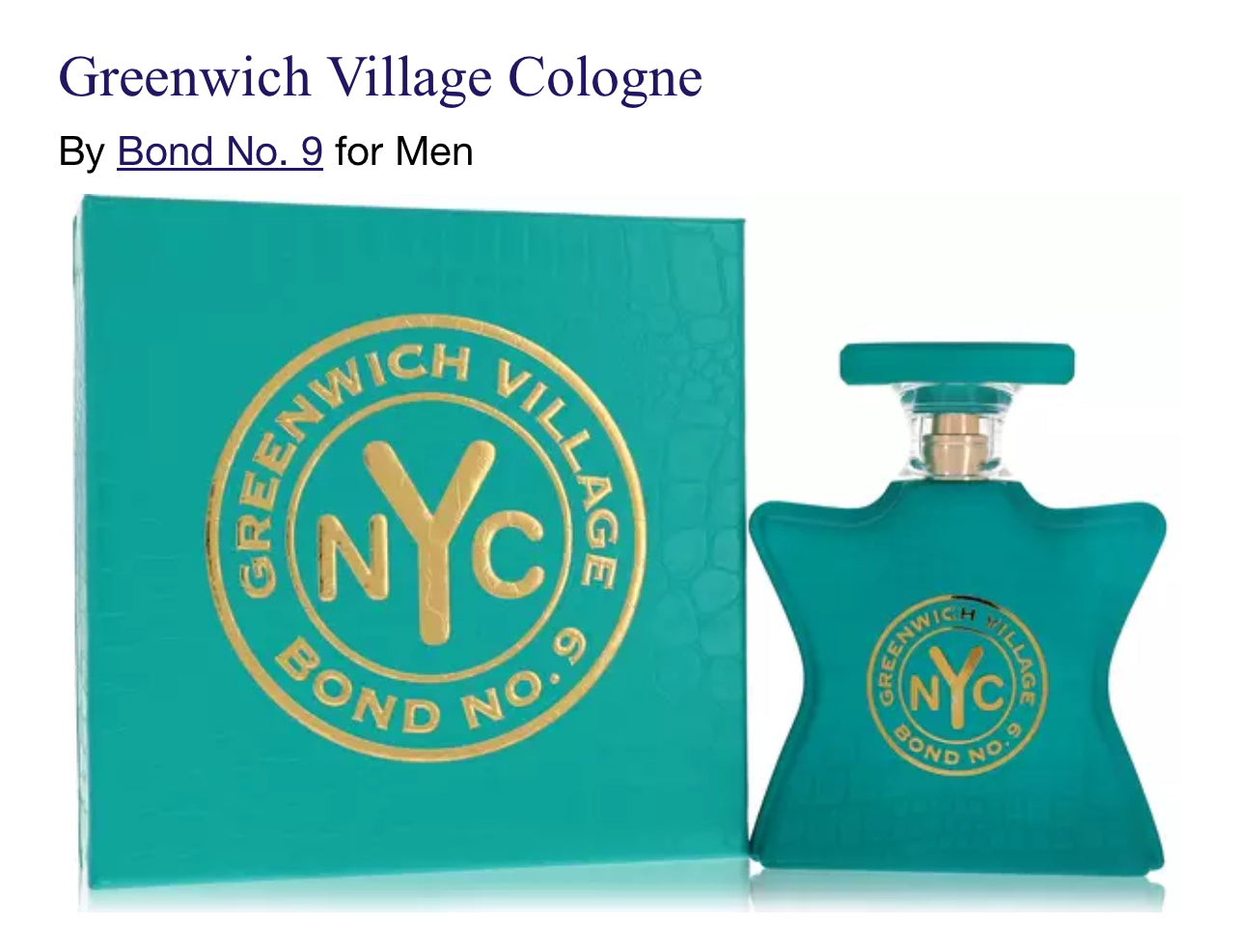 Greenwich Village Cologne