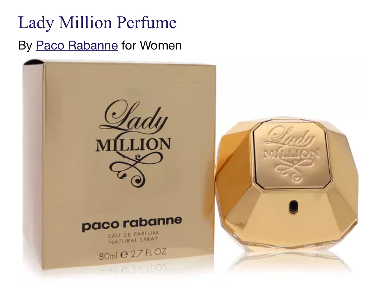 Lady Million Perfume