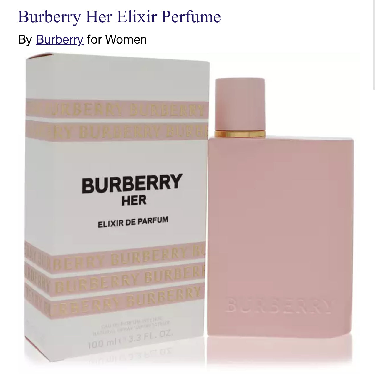 Burberry Her Elixir Perfume